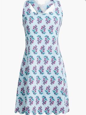 J. Crew Factory Floral Active Wear Dress with Built-In Shorts Women’s Size Large
